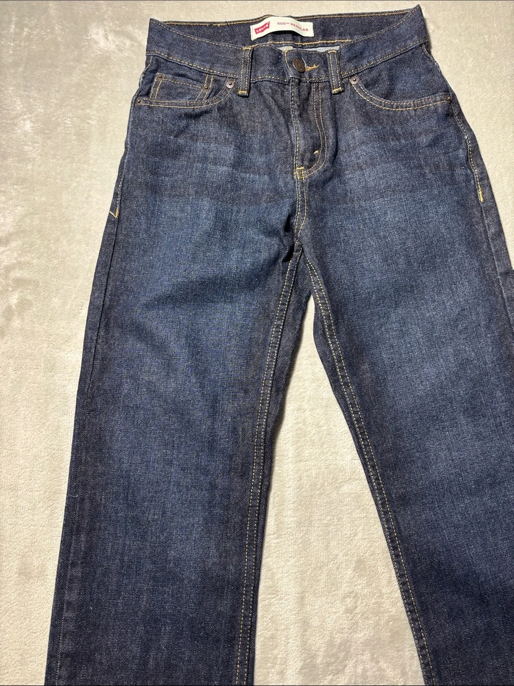 Levi's Men's Slim Straight Jeans in Deep Indigo